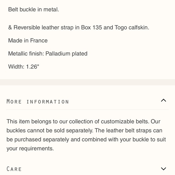 Hermes H Belt buckle and reversible leather strap - Picture 4 of 17